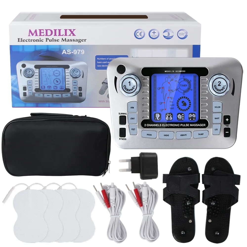 Tens Pain Relief Unit - 12 Modes Digital Electric Pulse Massager