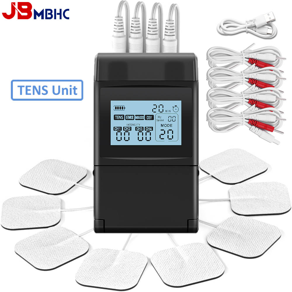 Tens Pain Relief Unit - 15/48/60 Modes TENS Unit Machine &