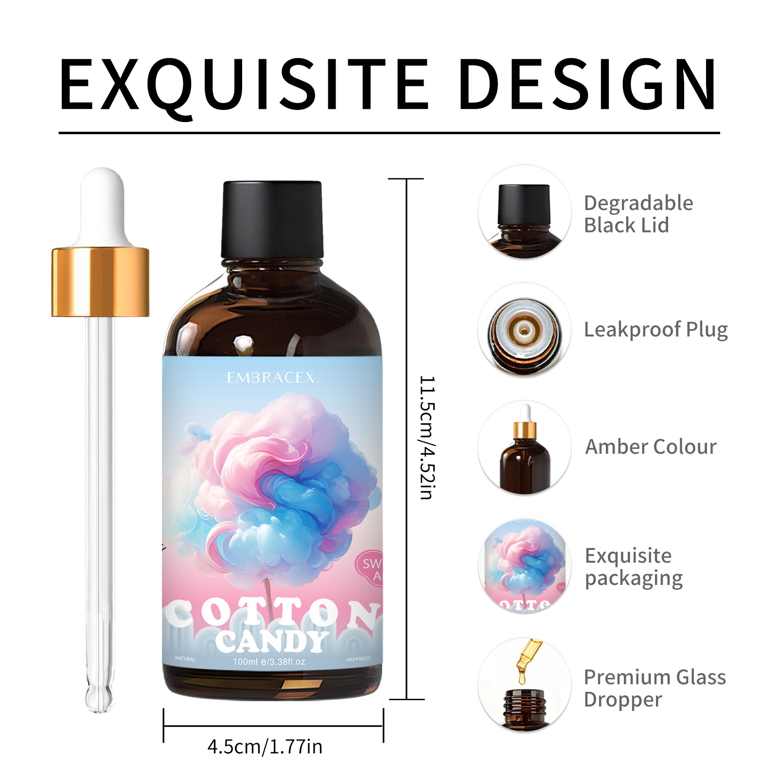 100ml Cotton Candy Essential O - огляд і ціна Aromatherapy Diffuser