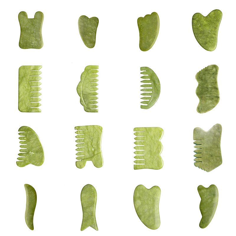 Natural Green Xiuyu Gua Sha Bo - огляд і ціна Jade Gua Sha Tool