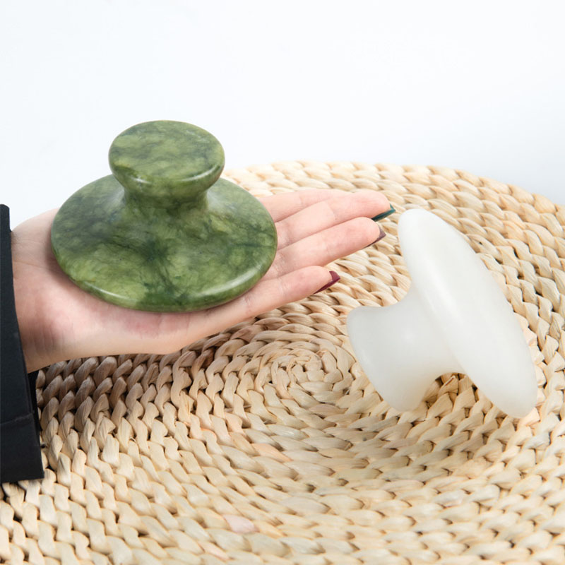 Natural Jade Mushroom Head Mas - огляд і ціна Jade Gua Sha Tool