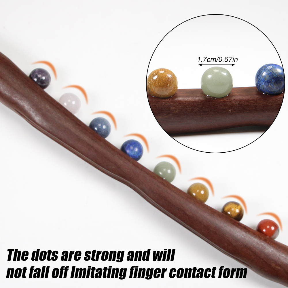 Wood Massage Stick 10 Jade Sto - огляд і ціна Jade Gua Sha Tool