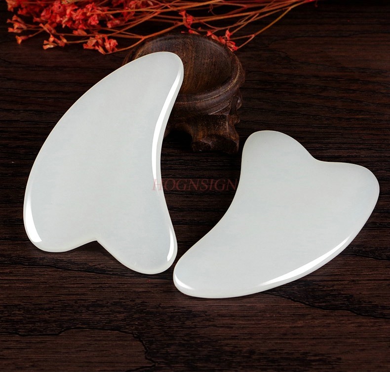 2pcs Natural jade facial shavi - огляд і ціна Jade Gua Sha Tool