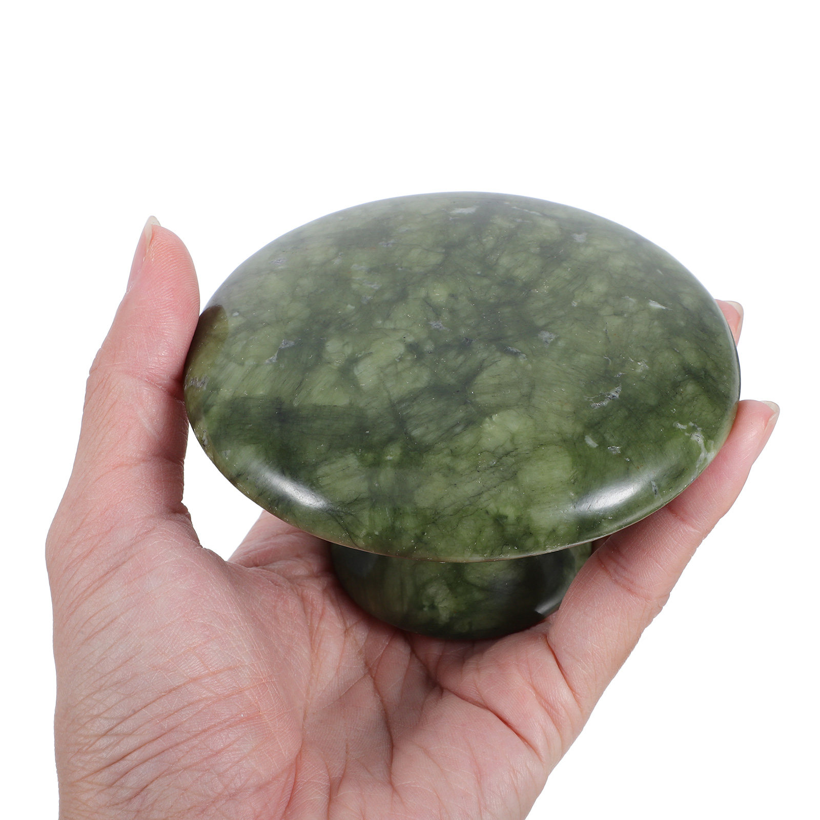 Mushroom Head Jade Massage Sto - огляд і ціна Jade Gua Sha Tool