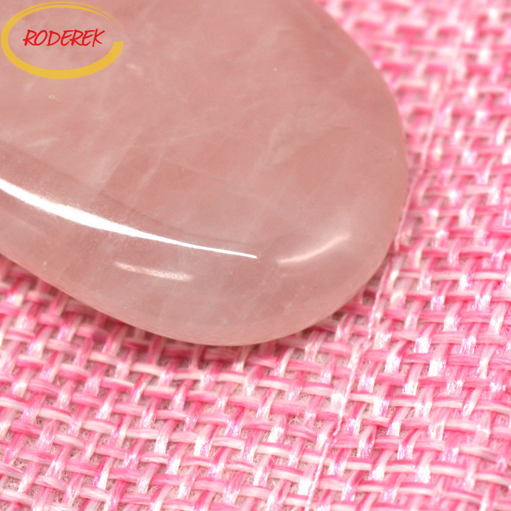 Jade Guasha Plate Natural Rose - огляд і ціна Jade Gua Sha Tool