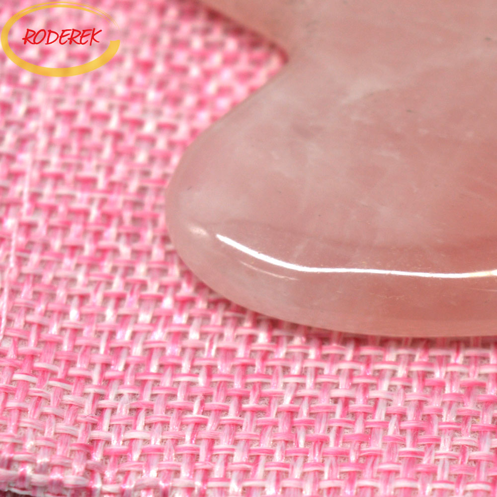 Jade Guasha Plate Natural Rose - огляд і ціна Jade Gua Sha Tool