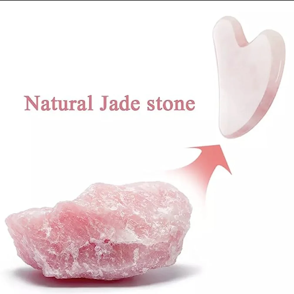 Rose Quartz Gua Sha For Face M - огляд і ціна Jade Gua Sha Tool