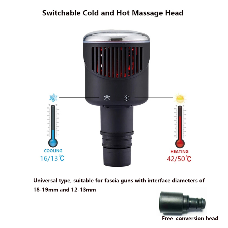 New Heat-Cold Fascia Gun Massa - огляд і ціна Health Wellness Massage