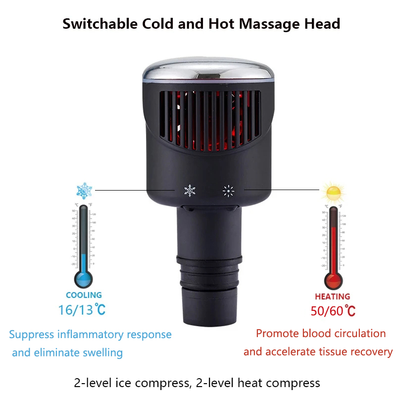 New Heat-Cold Fascia Gun Massa - огляд і ціна Health Wellness Massage