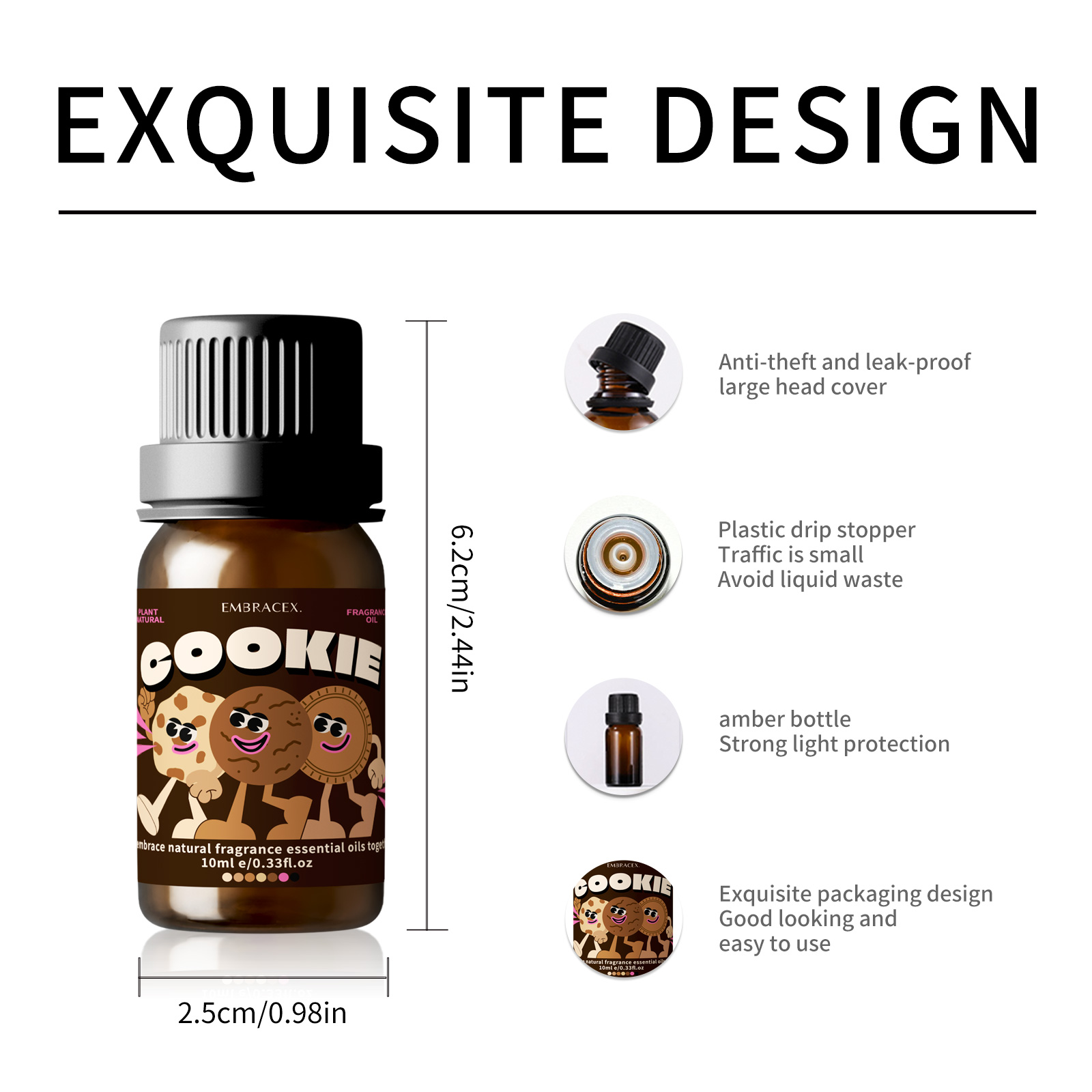 10ml Cookie Fragrance Essentia - огляд і ціна Aromatherapy Diffuser