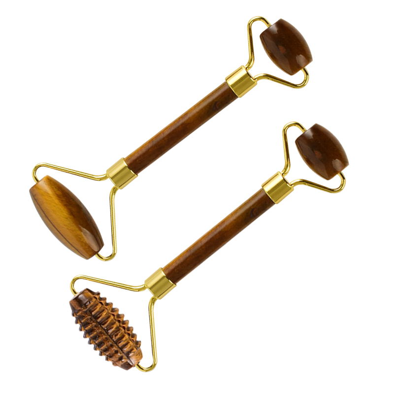 Natural Tiger Eye Jade Roller  - огляд і ціна Jade Gua Sha Tool
