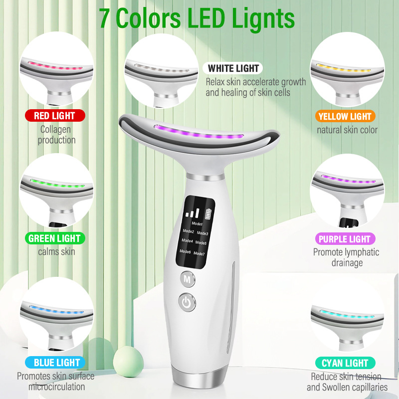 7 Color Facial Neck Massager E - огляд і ціна Health Wellness Massage