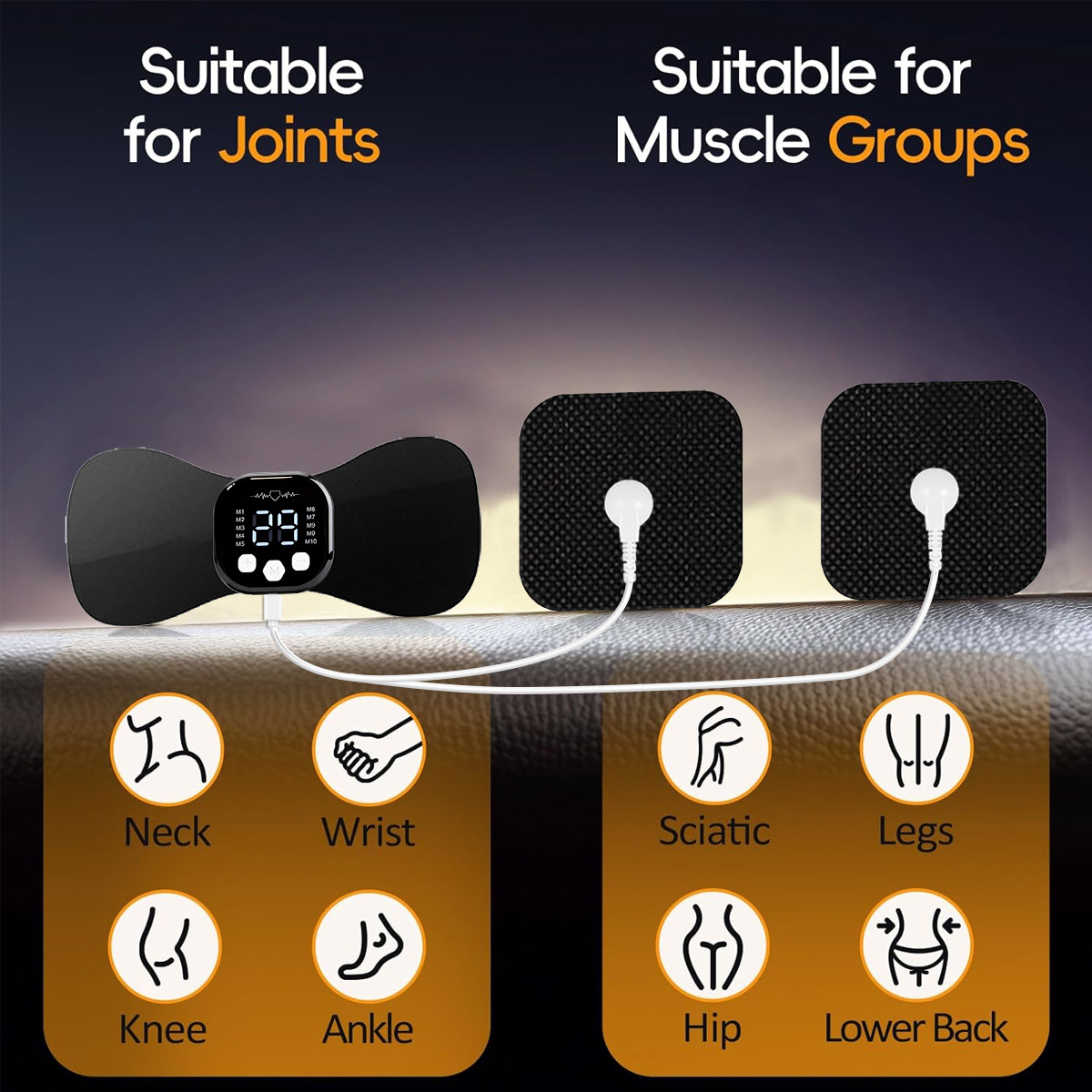 Wireless EMS Muscle Stimulator - огляд і ціна Tens Pain Relief Unit