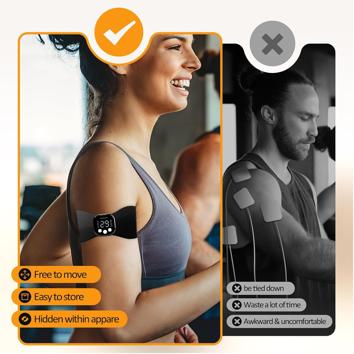 Wireless EMS Muscle Stimulator - огляд і ціна Tens Pain Relief Unit
