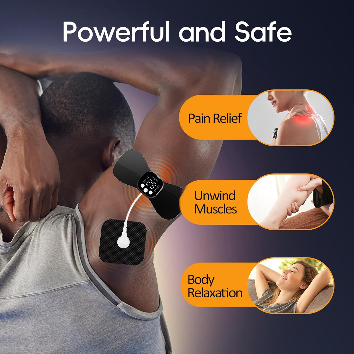 Wireless EMS Muscle Stimulator - огляд і ціна Tens Pain Relief Unit