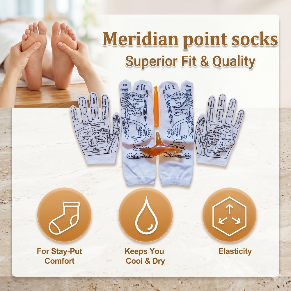 Acupressure Hand Gloves Reflex - огляд і ціна Health Wellness Kit