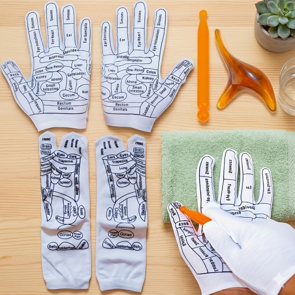 Acupressure Hand Gloves Reflex - огляд і ціна Health Wellness Kit