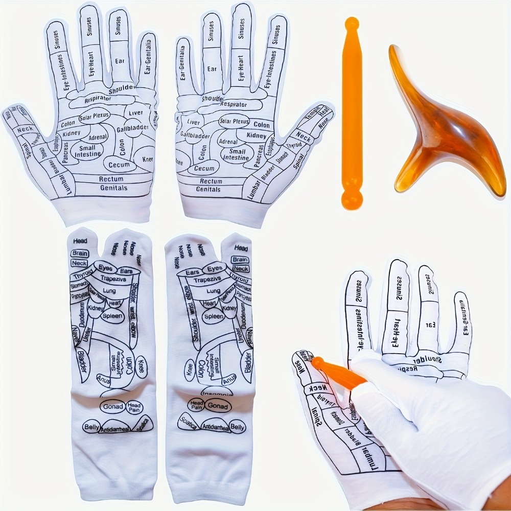 Acupressure Hand Gloves Reflex - огляд і ціна Health Wellness Kit