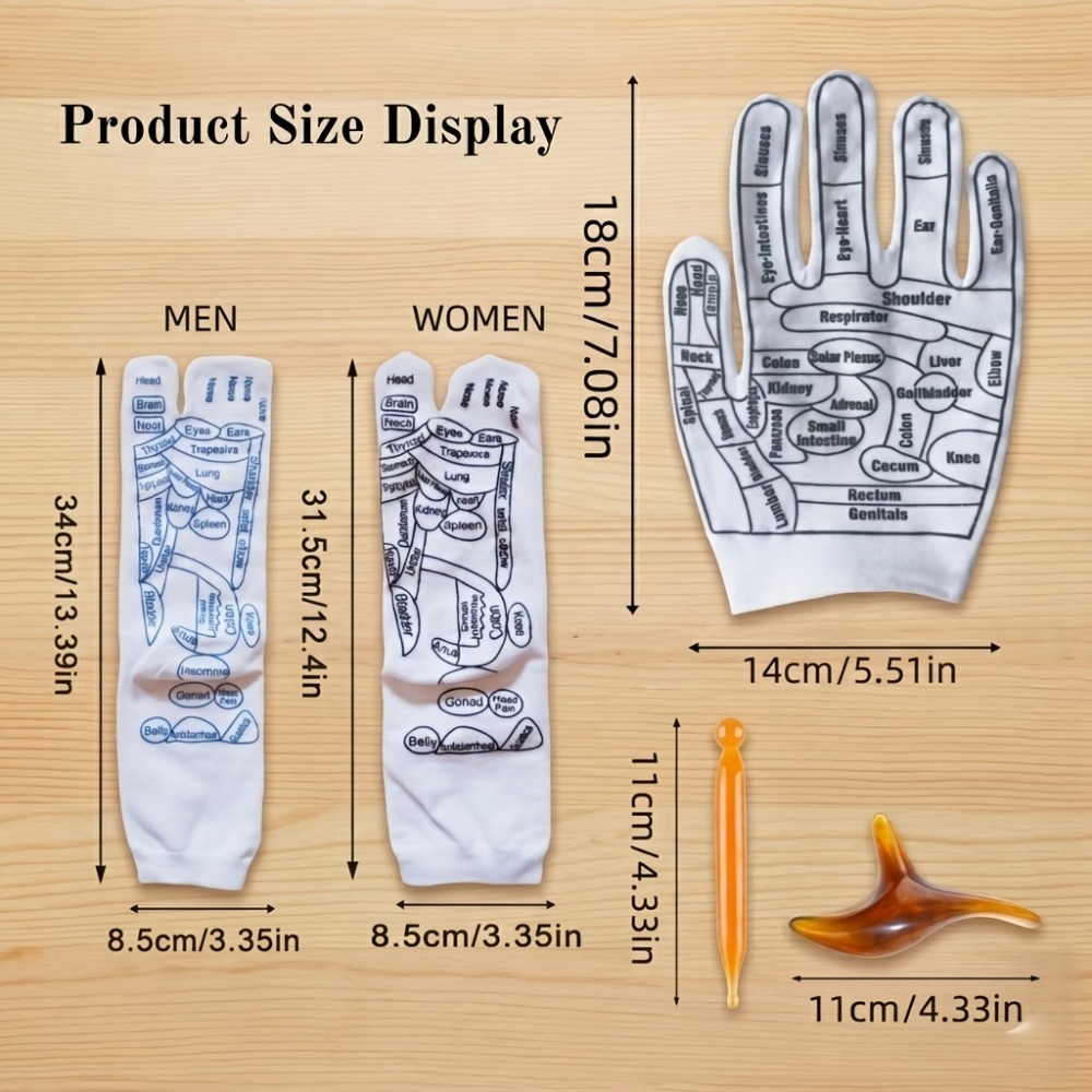Acupressure Hand Gloves Reflex - огляд і ціна Health Wellness Kit