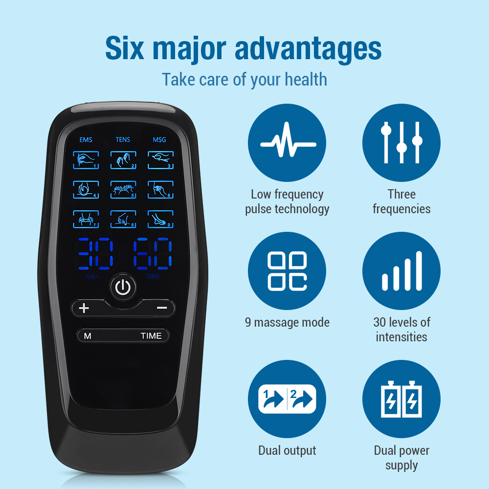 EMS Muscle Electrostimulator T - огляд і ціна Tens Pain Relief Unit