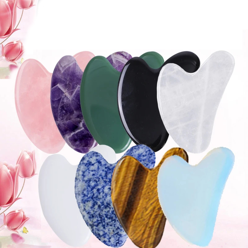 10pcs Natural Jade Gua Sha Set - огляд і ціна Jade Gua Sha Tool
