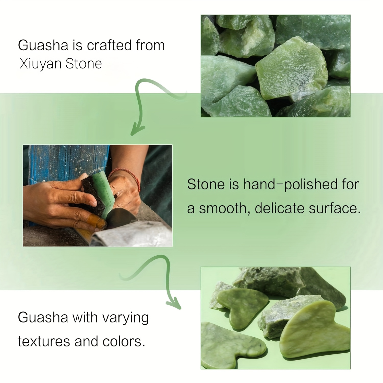Facial Gua Sha Tool Jade Guash - огляд і ціна Jade Gua Sha Tool