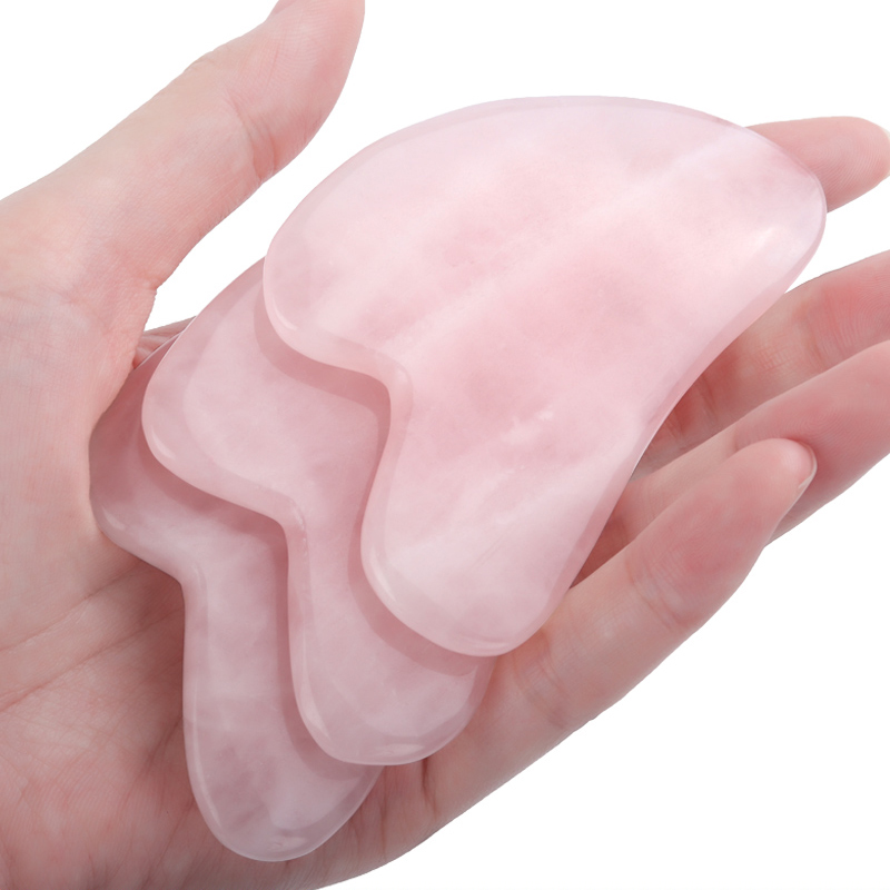 Rose Quartz Jade Guasha Massag - огляд і ціна Jade Gua Sha Tool