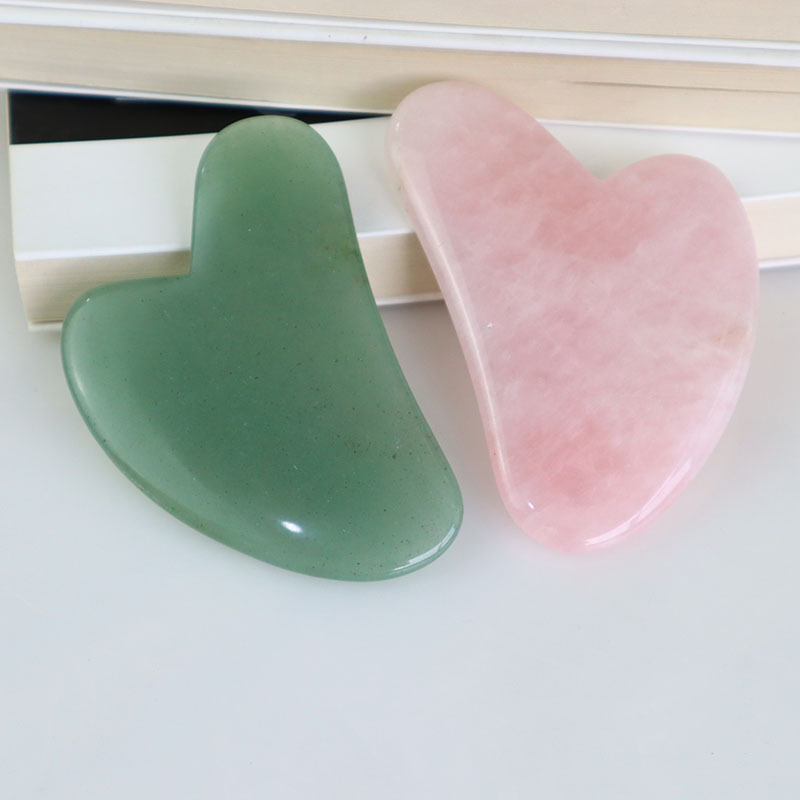 Rose Quartz Jade Guasha Massag - огляд і ціна Jade Gua Sha Tool