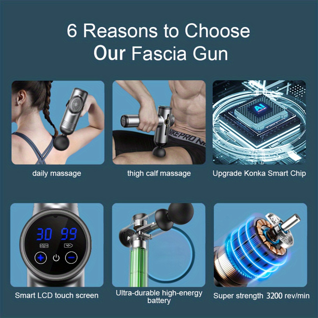 99 Level Massage Gun Fascia De - огляд і ціна Health Wellness Massage