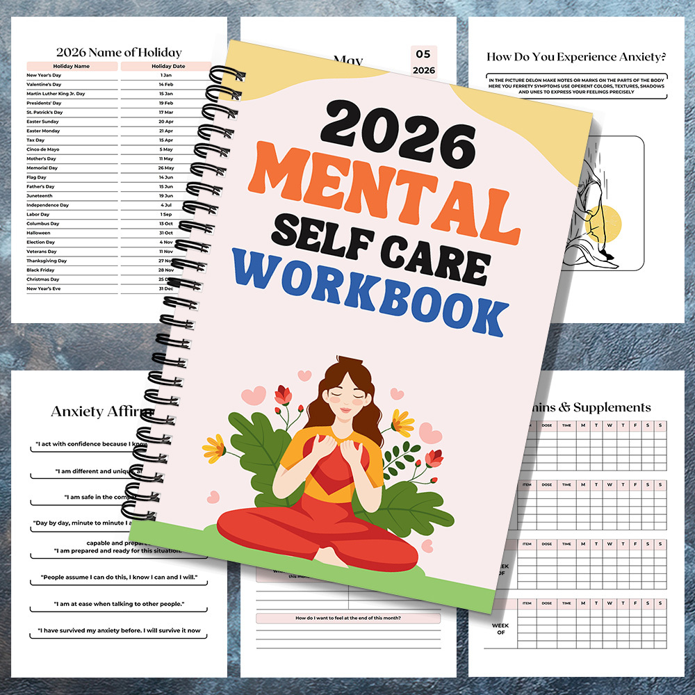 1PC 2026 Mindful Mental Self-C - огляд і ціна Health Wellness Mental Health