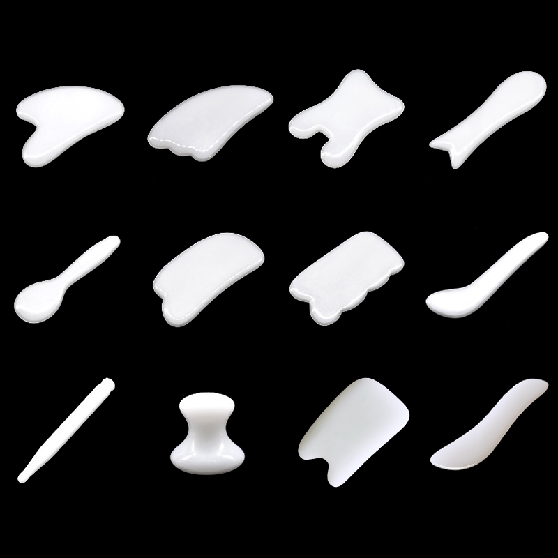 Natural White Jade Gua Sha Boa - огляд і ціна Jade Gua Sha Tool