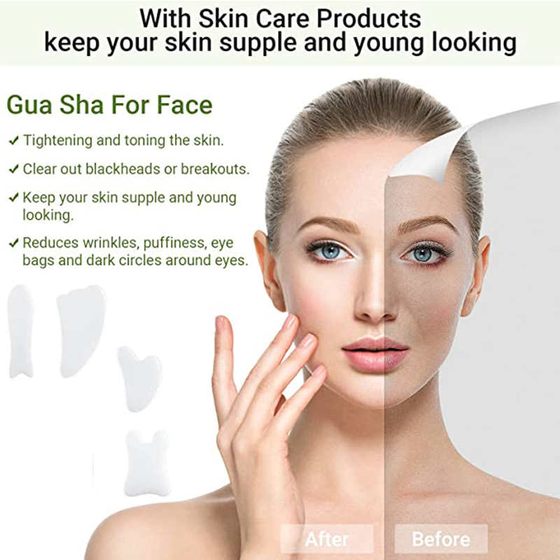 Natural White Jade Gua Sha Boa - огляд і ціна Jade Gua Sha Tool