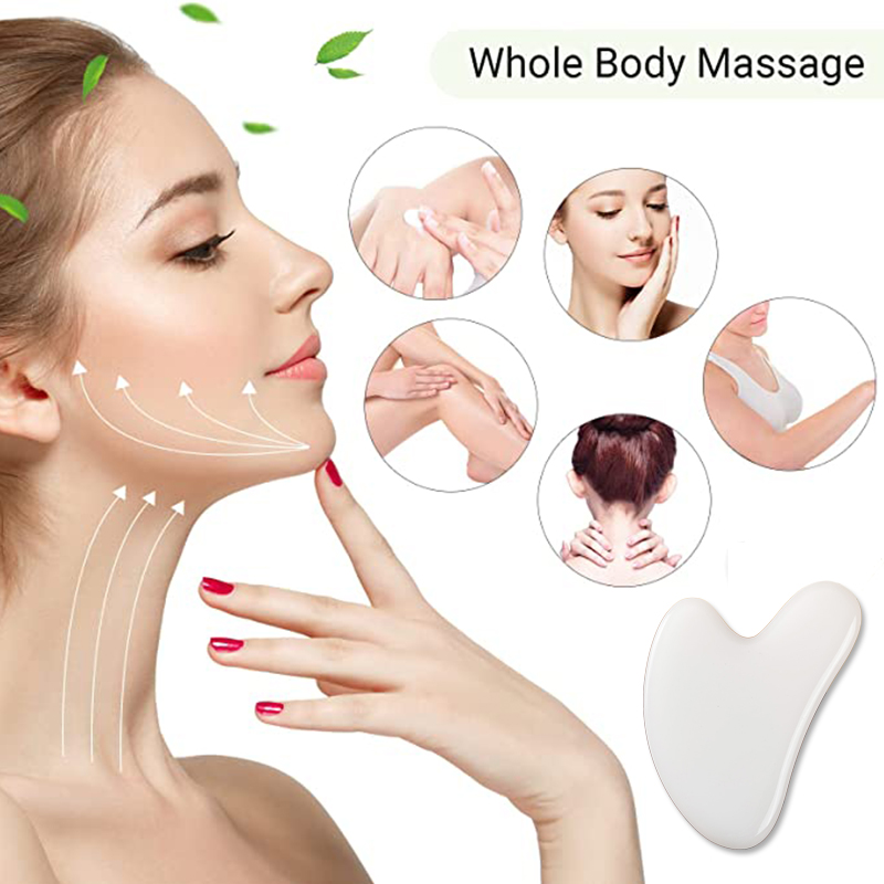 Natural White Jade Gua Sha Boa - огляд і ціна Jade Gua Sha Tool