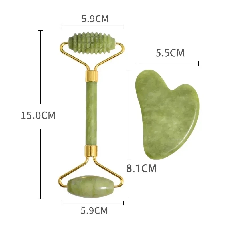 Natural Xiuyan Jade Facial Mas - огляд і ціна Jade Gua Sha Tool