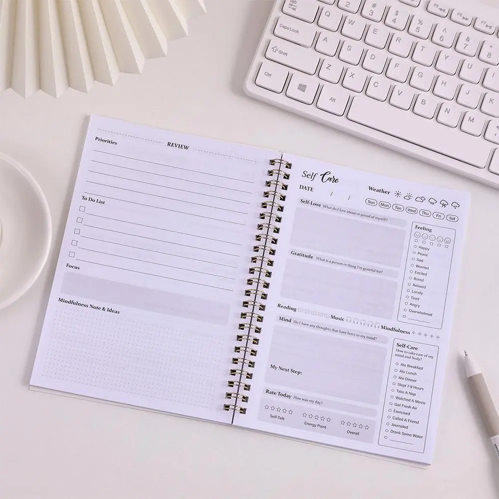 Daily Self-Care Journal, 5-Min - огляд і ціна Health Wellness Mental Health