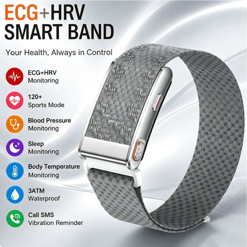 Smart Health Bracelet ECG HRV  - огляд і ціна Health Wellness Activities
