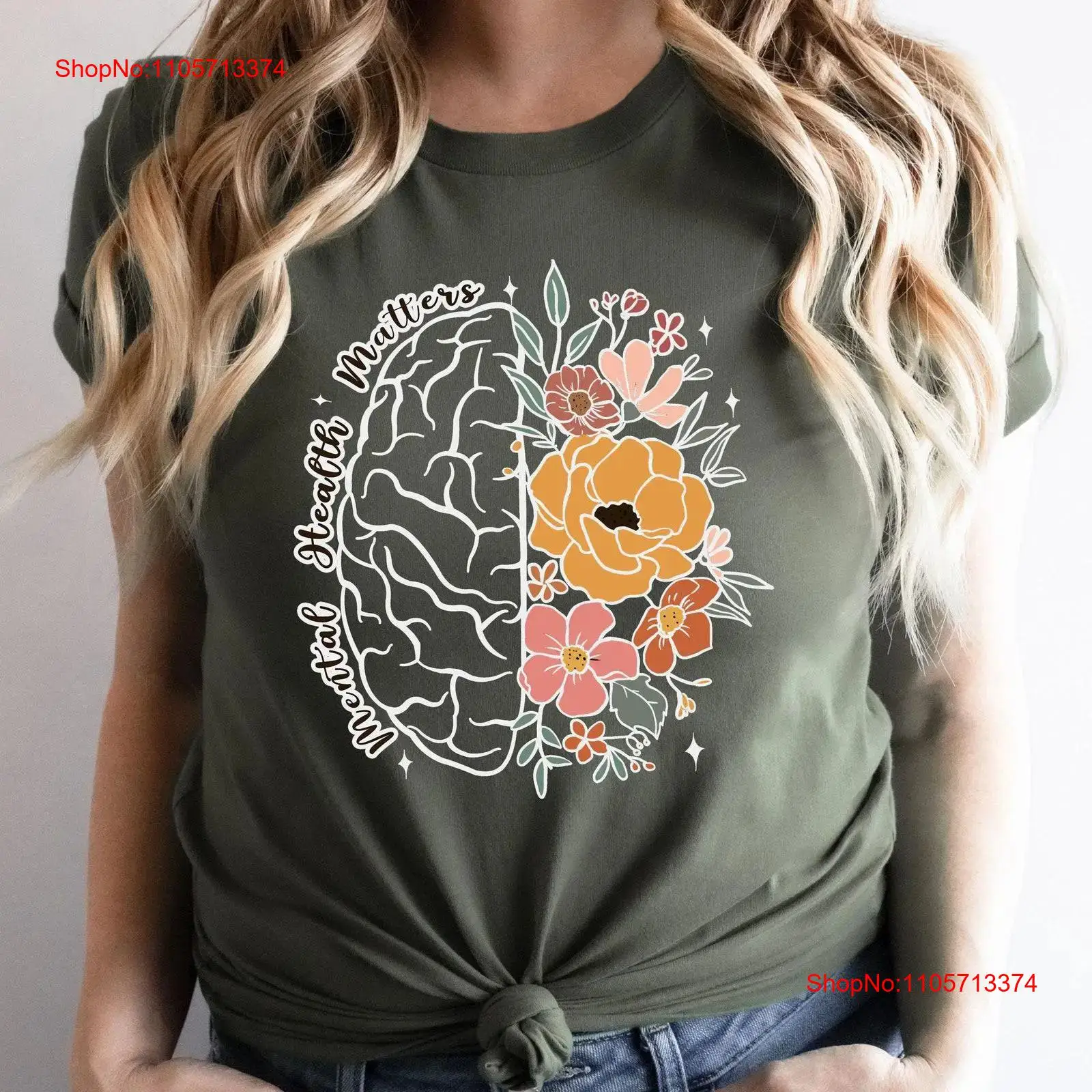 Mental Health Matters T Shirt  - огляд і ціна Health Wellness Mental Health
