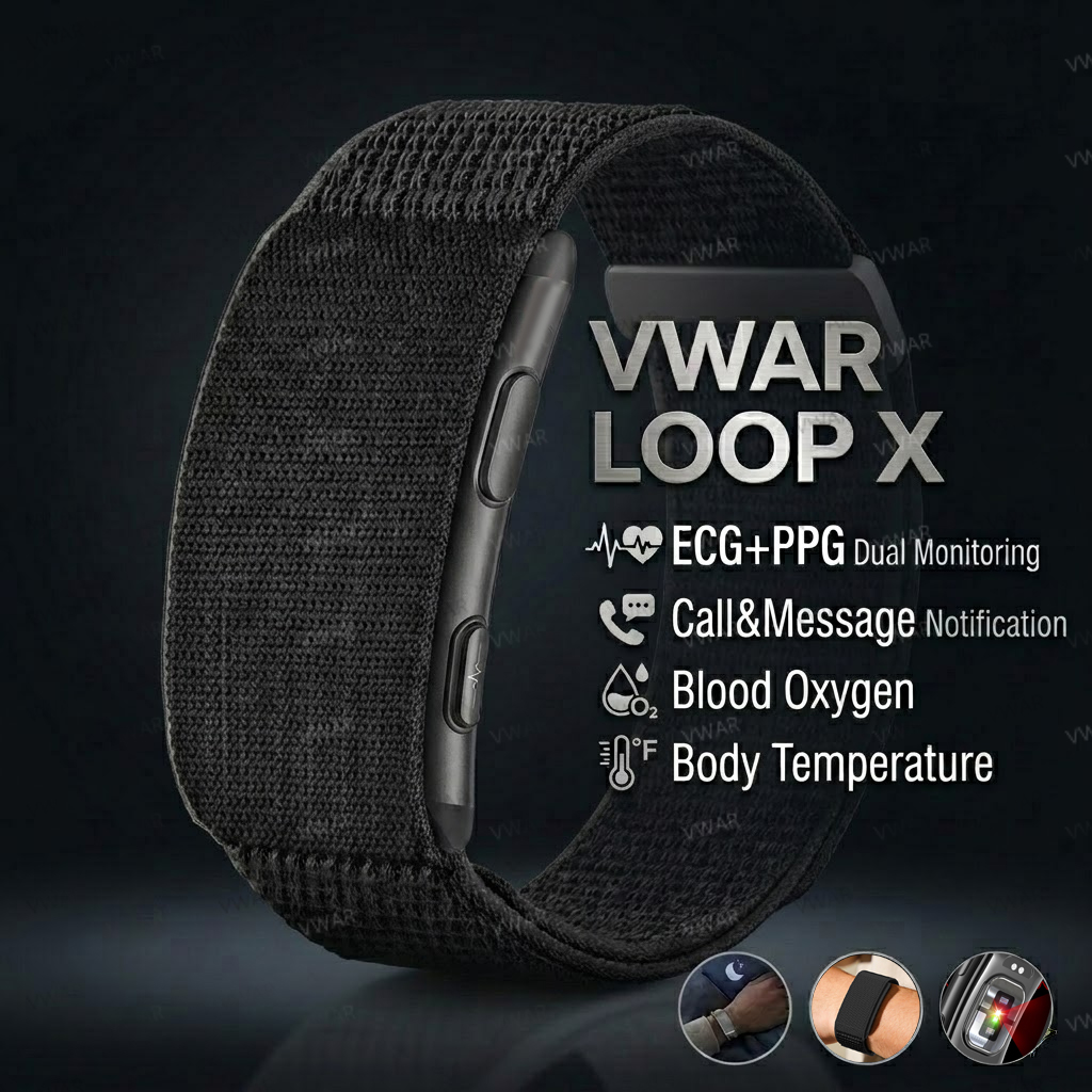 VWAR LOOP X ECG Smart Bracelet - огляд і ціна Xbody Health & Wellness Wayne Nj